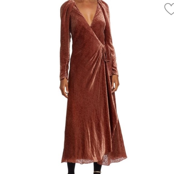 TANYA TAYLOR
Laureen Velvet Wrap Dress brand new - Picture 1 of 10